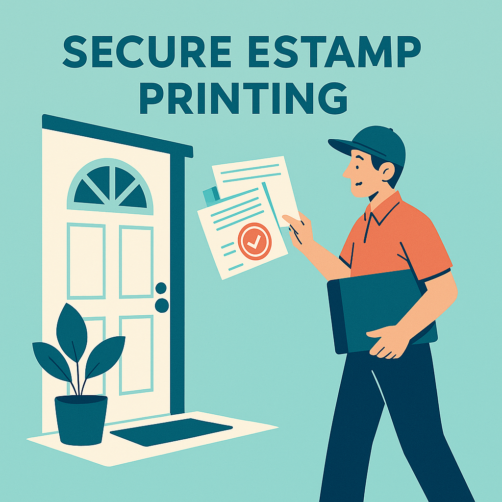 Secure eStamp Printing